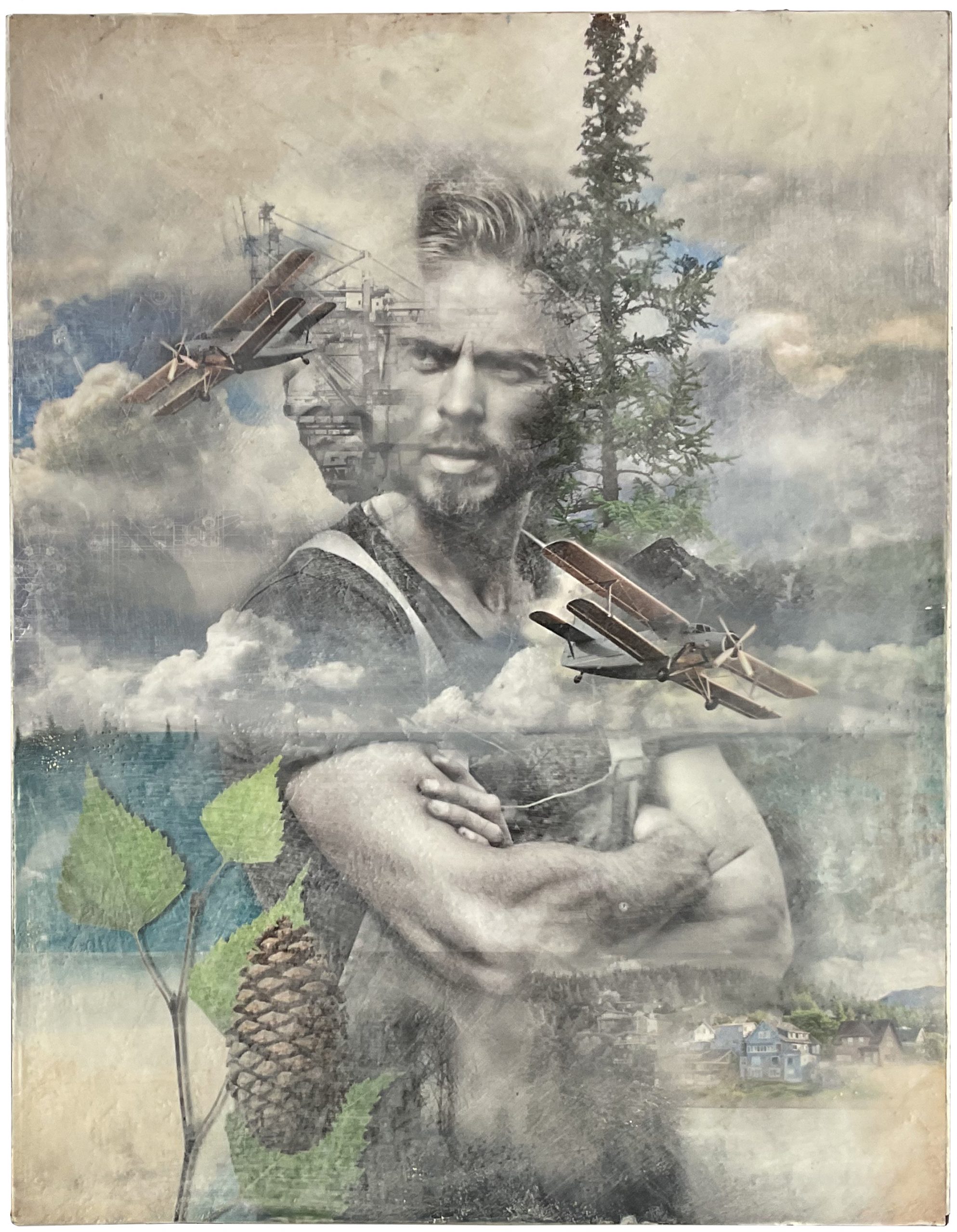 Mind Soar | Encaustic | Mixed Media | 18x24 Mind Soar | Encaustic | Mixed Media | 18x24