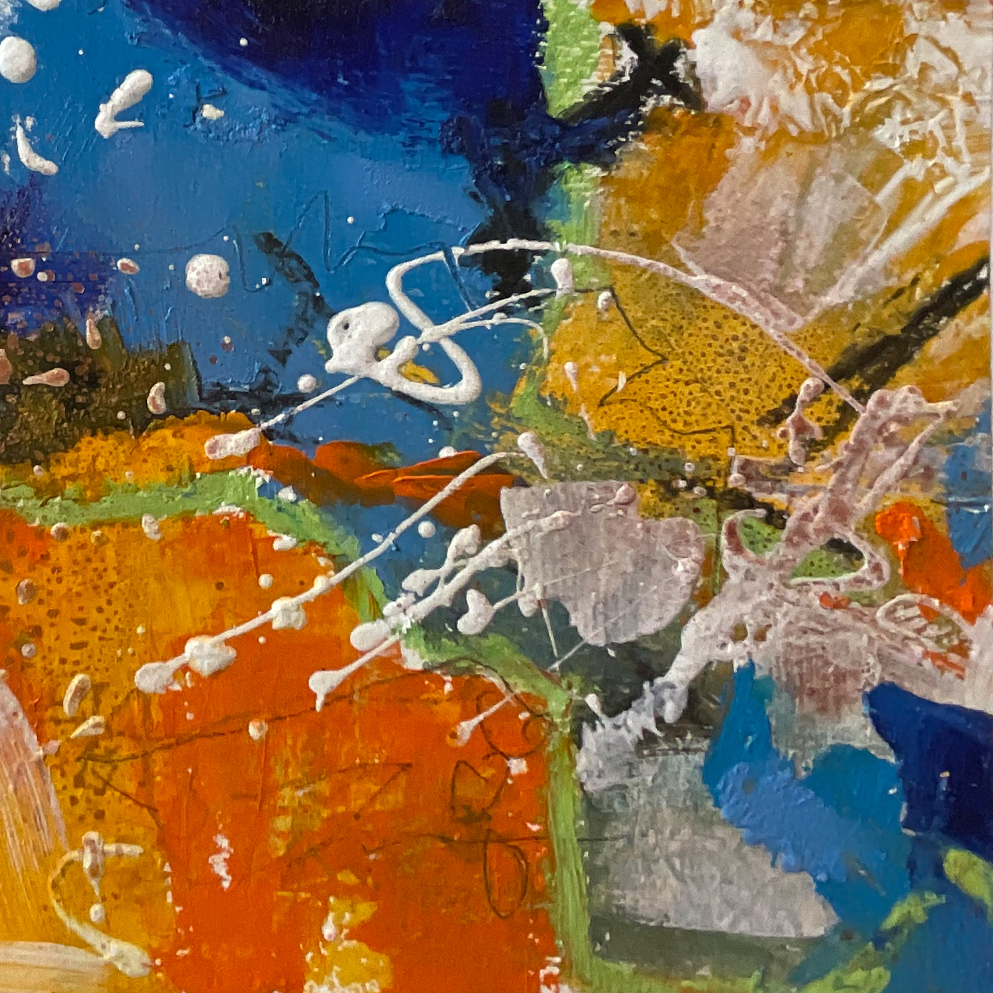 Abstract 7a | Mixed Media | 7x7 Abstract 7a | Mixed Media | 7x7