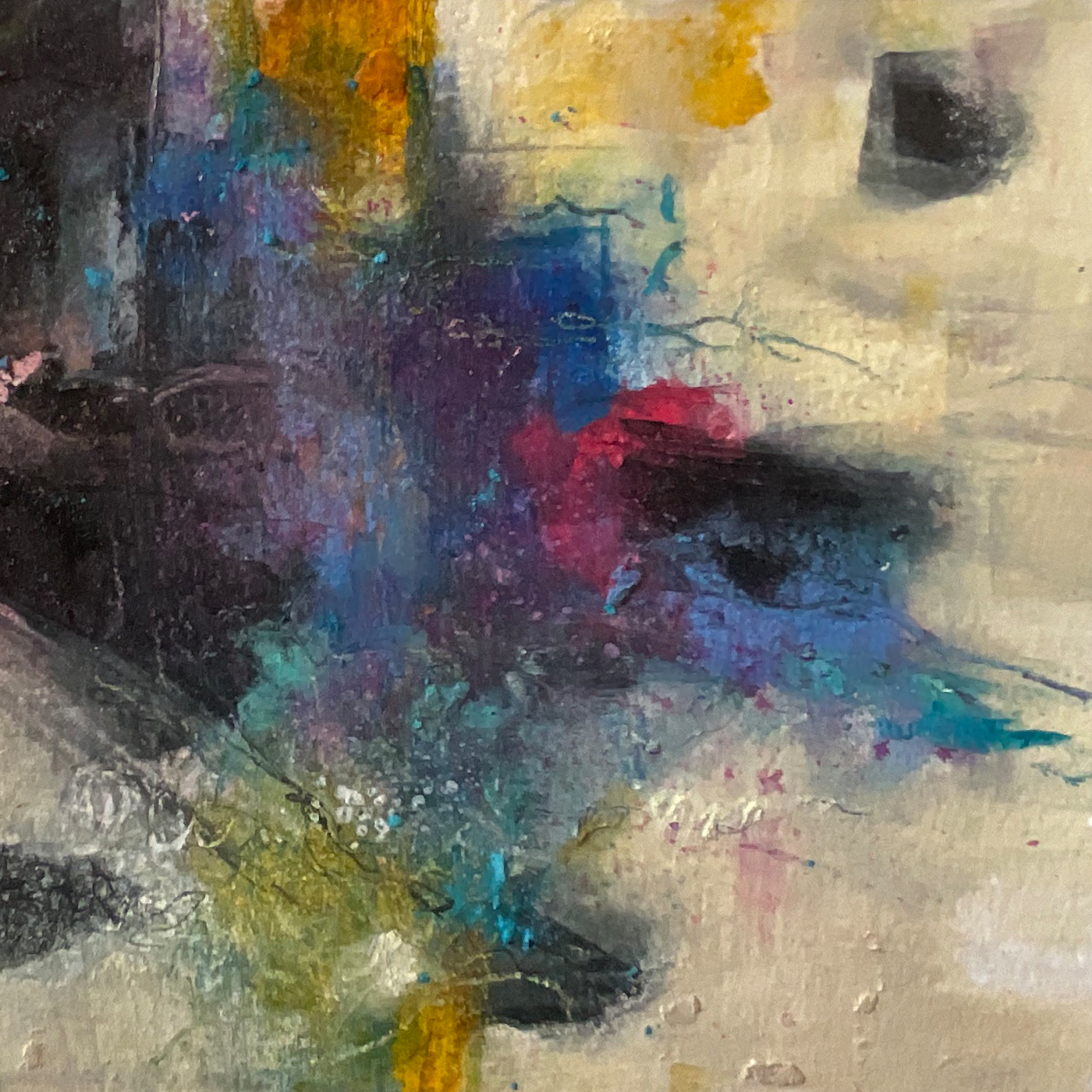 Abstract 8a | Mixed Media | 7x7 Abstract 8a | Mixed Media | 7x7